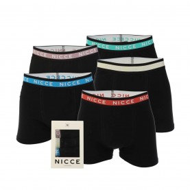 боксерки,мъжко,лятно,бельо,бельо,за,училище,nicce,lazlow,5,pack,boxer,shorts,black