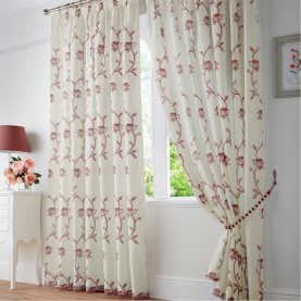 alan,symonds,exeter,embroidered,floral,trail,pencil,pleat,taped,red