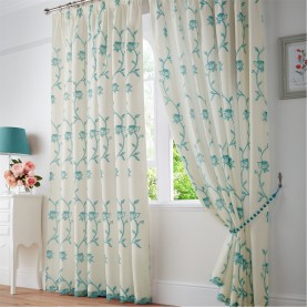 alan,symonds,exeter,embroidered,floral,trail,pencil,pleat,taped,teal