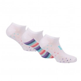 Чорапи Lee 3 Pack of Trainer Liner Socks - White чорапи,дамски,чорапи,lee,3,pack,of,trainer,liner,socks,white