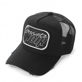 мъжки,шапки,и,ръкавици,societe,noir,script,mesh,trucker,grey,black