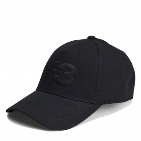 Бейзболна шапка Y3 Mens Logo Baseball Cap - Black/Black бейзболна,шапка,всички,шапки,мъжки,шапки,и,ръкавици,y3,men,s,logo,baseball,cap,black,black