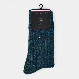 чорапи,чорапи,на,разпродажба,всички,чорапи,мъжки,чорапи,tommy,hilfiger,men's,ribbed,crew,socks,dark,green