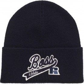 Шапка Boss x Russell Athletic Floley Beanie - Navy шапка,всички,шапки,boss,x,russell,athletic,floley,beanie,navy