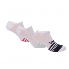 Чорапи Lee 3 Pack of Trainer Liner Socks - White чорапи,дамски,чорапи,lee,3,pack,of,trainer,liner,socks,white