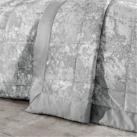 спално,бельо,и,комплекти,catherine,lansfield,velvet,quilted,bedspread,silver,grey