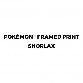 Pokemon Framed Print Snorlax (30x40) x2 - Multi Format An домашни,потреби,pokemon,framed,print,snorlax,30x40,x2,multi,format,an