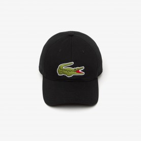 Бейзболна шапка Lacoste Baseball Cap - Black бейзболна,шапка,всички,шапки,мъжки,шапки,и,ръкавици,аксесоари,на,разпродажба,lacoste,baseball,cap,black
