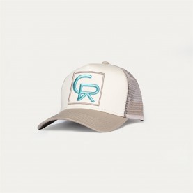шапка,мъжки,шапки,и,ръкавици,christian,rose,cr,box,logo,trucker,cap,creammochamint
