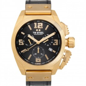 часовник,бижутерия,tw,steel,tw,steel,swiss,canteen,chronograph,date,watch,gold,and,black