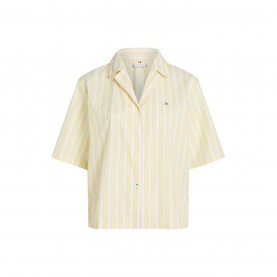 дамски,пижами,tommy,hilfiger,ss,poplin,shirt,strp,ctrnlla