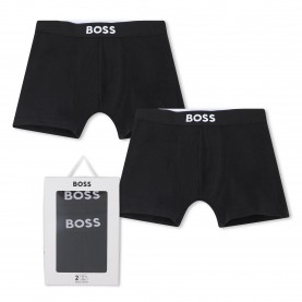 Боксерки Boss Kids Boxers - Black боксерки,аксесоари,на,разпродажба,детско,бельо,boss,kids,boxers,black