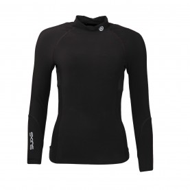 Skins Women's Long-Sleeve Baselayer Top - Black промоция,на,зимни,облекла,дамски,долни,дрехи,дамско,фитнес,облекло,долни,дрехи,за,футбол,всичко,за,футбола,на,разпродажба,облекла,за,бягане,долни,дрехи,за,
