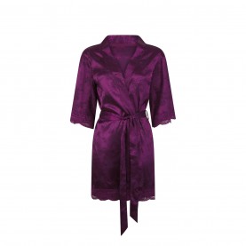 Рокля Ted Baker Women's Clara Silk Dressing Gown - Dark Purple рокля,дамски,облекла,размер,ted,baker,women's,clara,silk,dressing,gown,dark,purple