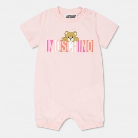 пижама,детски,3/4,панталони,moschino,kids',logo,onesie,pink,50209