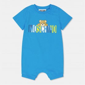 пижама,детски,3/4,панталони,moschino,kids',logo,onesie,blue,41047