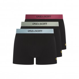 Боксерки Lyle and Scott Mens Devon Boxers - Black Multi боксерки,lyle,and,scott,men,s,devon,boxers,black,multi