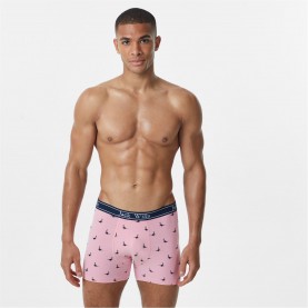 боксерки,мъжко,бельо,jack,wills,daundley,multipack,boxers,3,pack,pink,navy,aop