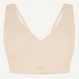 Дамско бюстие Boss Womens Laser Cut Non Wired Triangle Bralette - Natural дамско,бюстие,boss,women,s,laser,cut,non,wired,triangle,bralette,natural