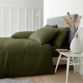 спално,бельо,и,комплекти,catherine,lansfield,cotton,duvet,cover,set,green