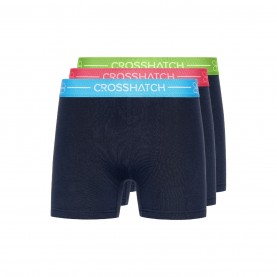 Боксерки Crosshatch CH Astral 3Pk Boxers Sn99 - Navy боксерки,мъжко,лятно,бельо,мъжко,бельо,crosshatch,ch,astral,3pk,boxers,sn99,navy