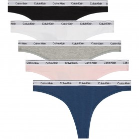 дамски,пижами,дамско,бельо,calvin,klein,calvin,thong,5pk,ld61,p7a,ub1,100,cec