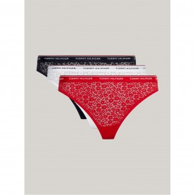дамски,пижами,дамско,бельо,tommy,hilfiger,3,pack,thong,lace,sky,white,red