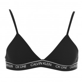 дамски,пижами,дамско,бельо,calvin,klein,one,cotton,triangle,bra,black