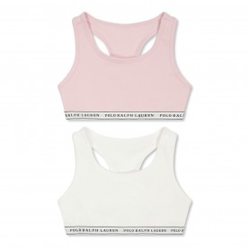 Бюстие Polo Ralph Lauren Polo 2Pk Bralette Jn62 - White 001 бюстие,аксесоари,на,разпродажба,polo,ralph,lauren,polo,2pk,bralette,jn62,white,001