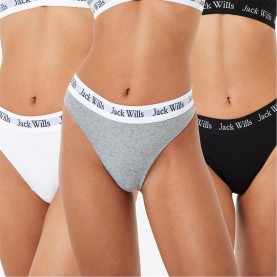 дамско,бельо,jack,wills,deptford,multipack,thong,3,pack,wht,grey,black
