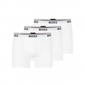 боксерки,мъжко,бельо,boss,3,pack,boxer,shorts,white,100