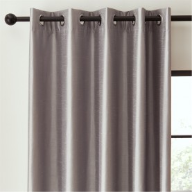 домашни,потреби,обзавеждане,и,меки,мебели,catherine,lansfield,faux,silk,blackout,thermal,eyelet,curtains,silver,grey