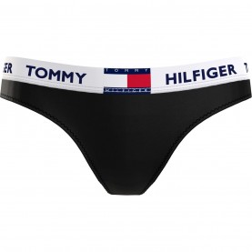 дамски,пижами,дамско,бельо,tommy,hilfiger,85,cotton,thong,black,bds