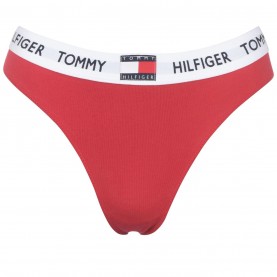 дамско,бельо,tommy,hilfiger,85,cotton,thong,tango,red,xcn