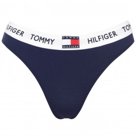 дамско,бельо,tommy,hilfiger,85,cotton,thong,navy,blazer,chs