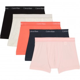 боксерки,мъжко,лятно,бельо,мъжко,бельо,calvin,klein,calvin,trunk,5pk,sn61,bck,snw,crl,ptp