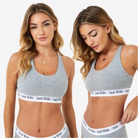 бюстие,дамско,бельо,jack,wills,dibsdall,multipack,bralette,2,pack,grey,marl