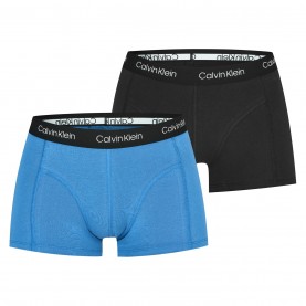 боксерки,мъжко,бельо,calvin,klein,2,pack,trunks,blk,blu,6zr