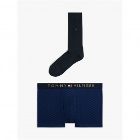 чорапи,мъжко,лятно,бельо,мъжко,бельо,tommy,hilfiger,gold,waistband,trunk,&amp;,sock,set,navy,navy