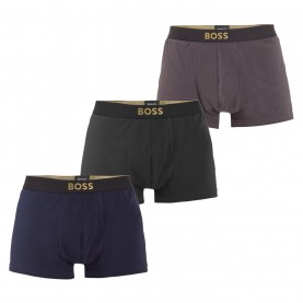 боксерки,аксесоари,на,разпродажба,мъжко,бельо,boss,gold,logo,3,pack,trunks,miscellaneous