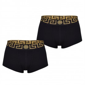боксерки,аксесоари,на,разпродажба,мъжко,бельо,versace,icon,two,pack,greca,waistband,trunks,black,a80g