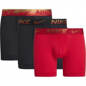 Мъжки боксерки Nike 3 Pack Dri-FIT Boxer Shorts Mens - Red/Blk/Mtllic мъжки,боксерки,мъжко,лятно,бельо,мъжко,бельо,nike,3,pack,dri,fit,boxer,shorts,mens,red,blk,mtllic