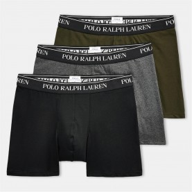 Боксерки Polo Ralph Lauren Men's 3-Pack Boxer Trunks - Blk/Gry/Bei боксерки,аксесоари,на,разпродажба,мъжко,бельо,polo,ralph,lauren,men's,3,pack,boxer,trunks,blk,gry,bei