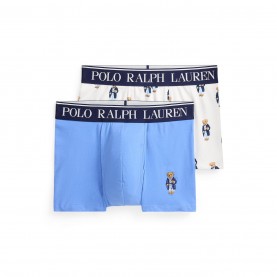 Боксерки Polo Ralph Lauren 2 Pack Bear Trunks - Navy/AOB боксерки,мъжко,бельо,polo,ralph,lauren,2,pack,bear,trunks,navy,aob