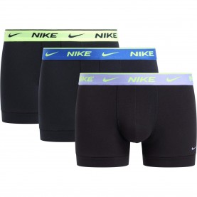 Мъжки боксерки Nike 3 Pack Everyday Cotton Trunks Mens - Blu/Vlt/Gry WB мъжки,боксерки,мъжко,бельо,nike,3,pack,everyday,cotton,trunks,mens,blu,vlt,gry,wb