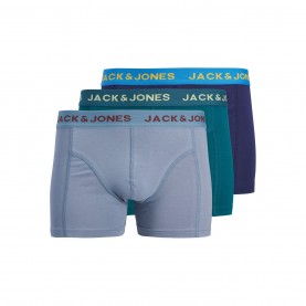 Боксерки Jack and Jones Men's Logo Pack Trunk Underwear - Blue Depths боксерки,мъжко,лятно,бельо,jack,and,jones,men's,logo,pack,trunk,underwear,blue,depths