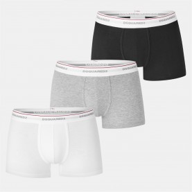 Боксерки DSQUARED2 3 Pack Boxer Briefs - Black Multi боксерки,аксесоари,на,разпродажба,мъжко,бельо,dsquared2,3,pack,boxer,briefs,black,multi