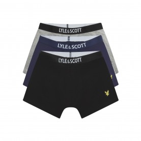 Юношески боксерки Lyle and Scott Pack Trunks Juniors - Black/Marl/Navy юношески,боксерки,детско,бельо,lyle,and,scott,pack,trunks,juniors,black,marl,navy