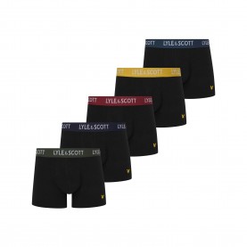 боксерки,мъжко,бельо,lyle,and,scott,men,s,trunk,clothing,black,multi
