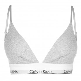 Calvin Klein Modern Cotton Triangle Bra - Grey Hthr дамско,бельо,calvin,klein,modern,cotton,triangle,bra,grey,hthr